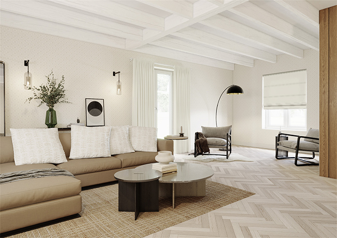 Menton, Oyster - Made to Measure Curtains - Image 7